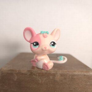 Littlest Pet Shop LPS Pink Mouse #1863